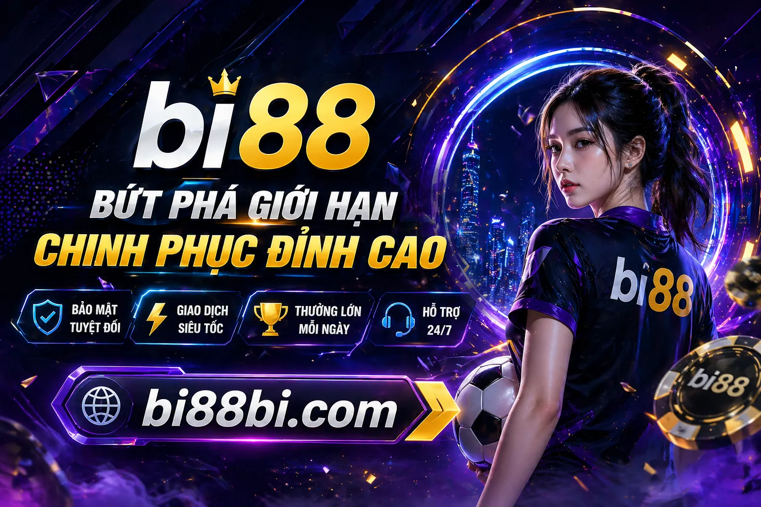 Biểu tượng khóa bảo mật kỹ thuật số trên nền xanh vàng của 9vnd casino